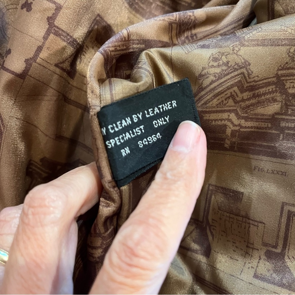 Vintage Structure leather Jacket - Picture 10 of 10